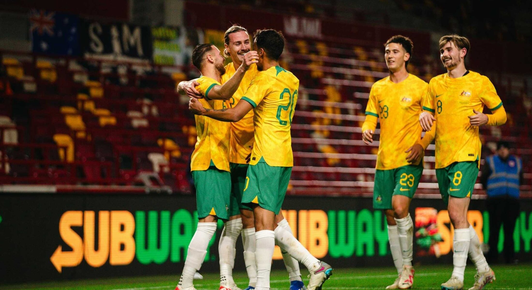 Socceroos vs New Zealand Canberra GIO Stadium
