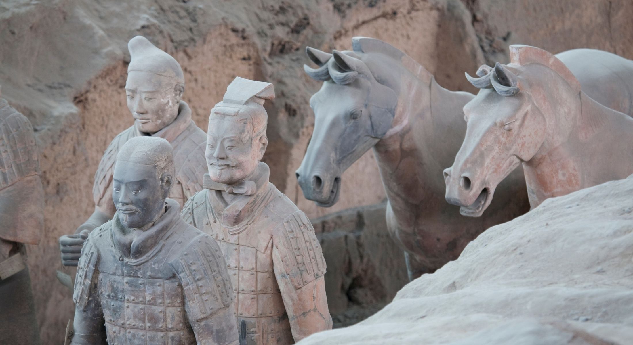 Terracotta warriors and horses